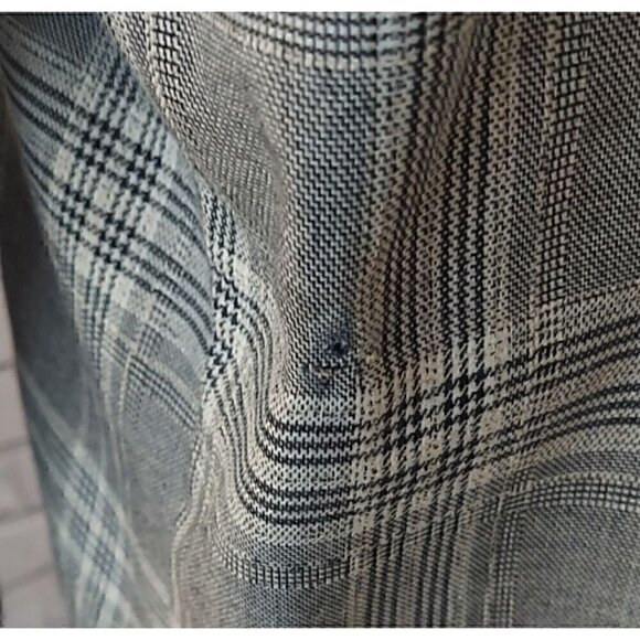 Steve Madden Nika Blazer Gray Plaid/NWT, Size M - Picture 6 of 6